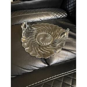 Fostoria Colony‎ Bon Bon Vintage Plate With Raised Handles